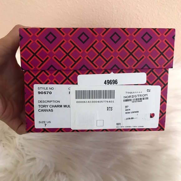 Tory Burch Tory Charm Mule Size 6.5, 7
Color: Reva Leopard - Picture 11 of 16